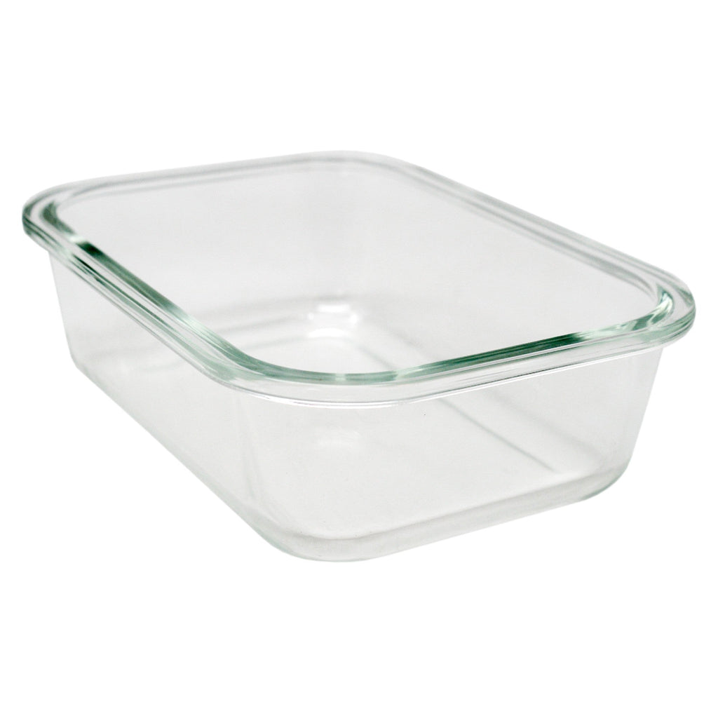Recipiente Hermético de Cristal con Tapa de Bambú