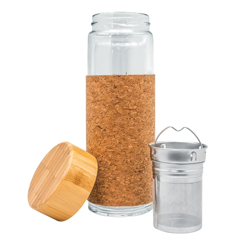 Botella Termo 300 ml con Infusor y Corcho