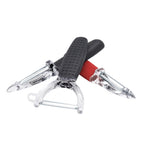 Stainless steel peeler set with ergonomic handle