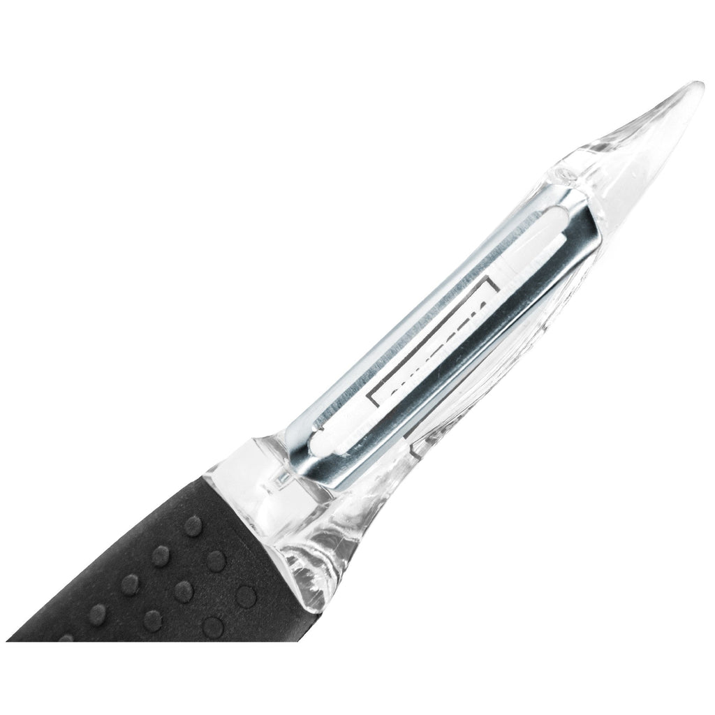 Stainless steel peeler set with ergonomic handle