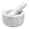 White marble mortar