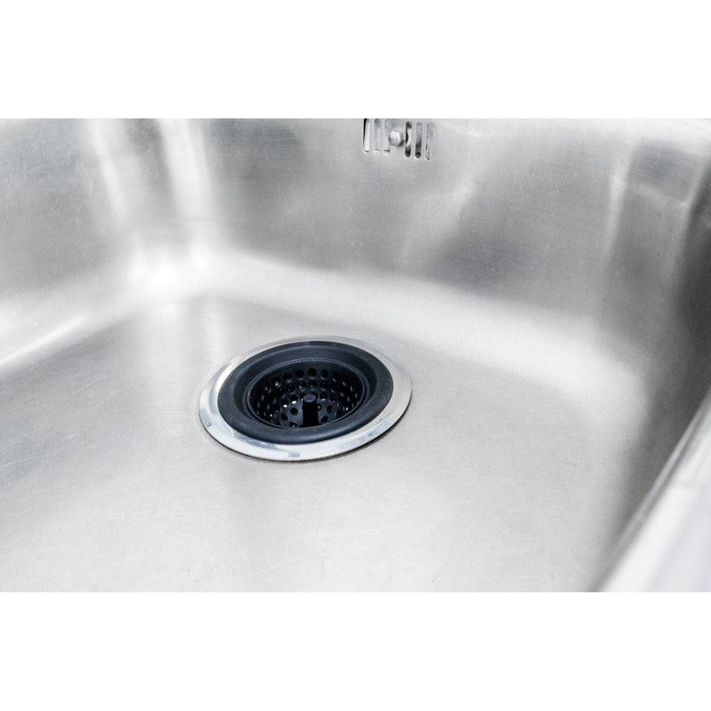 Coador de lava-loiça em aço inoxidável e silicone