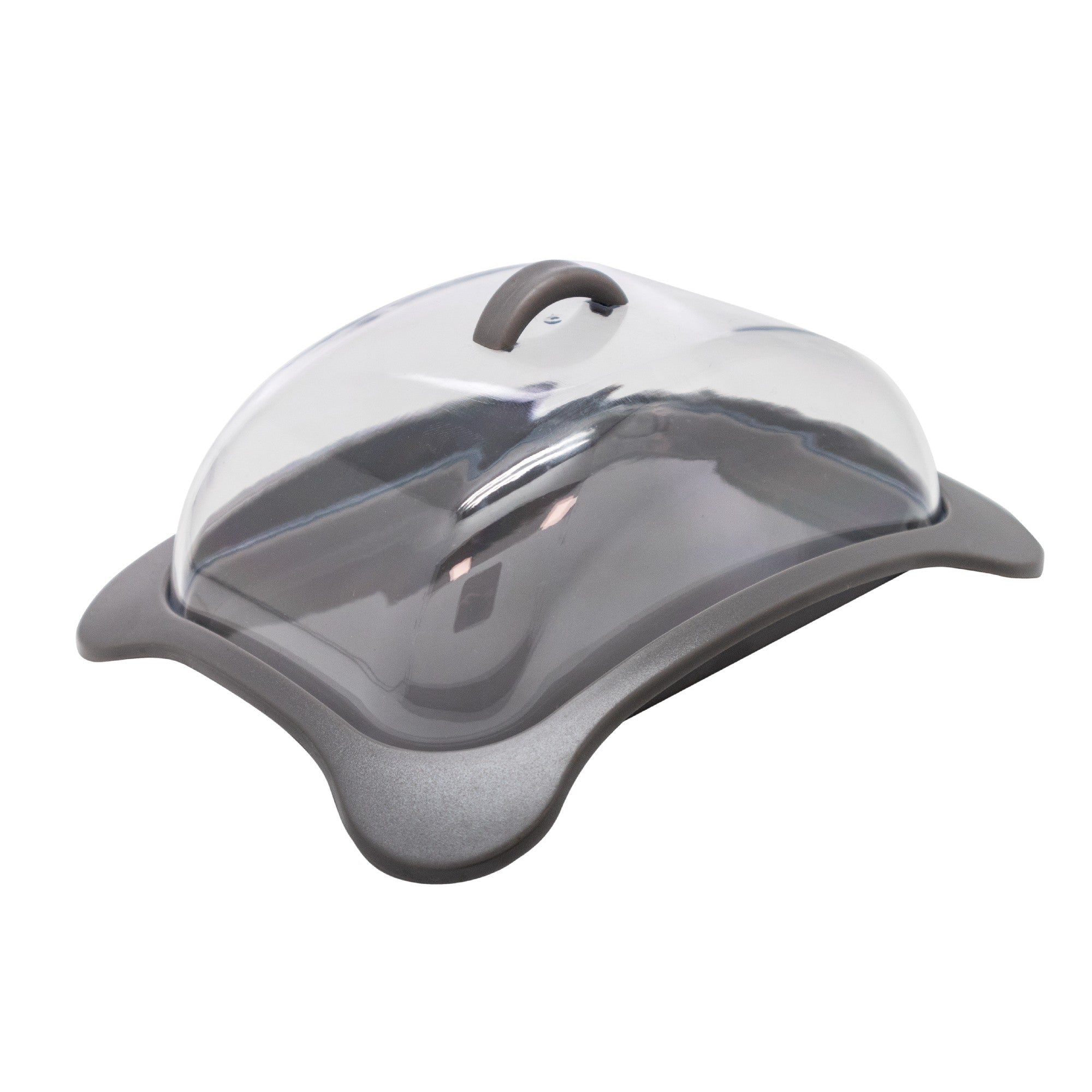 Lightweight butter dish with BPA-free clear lid