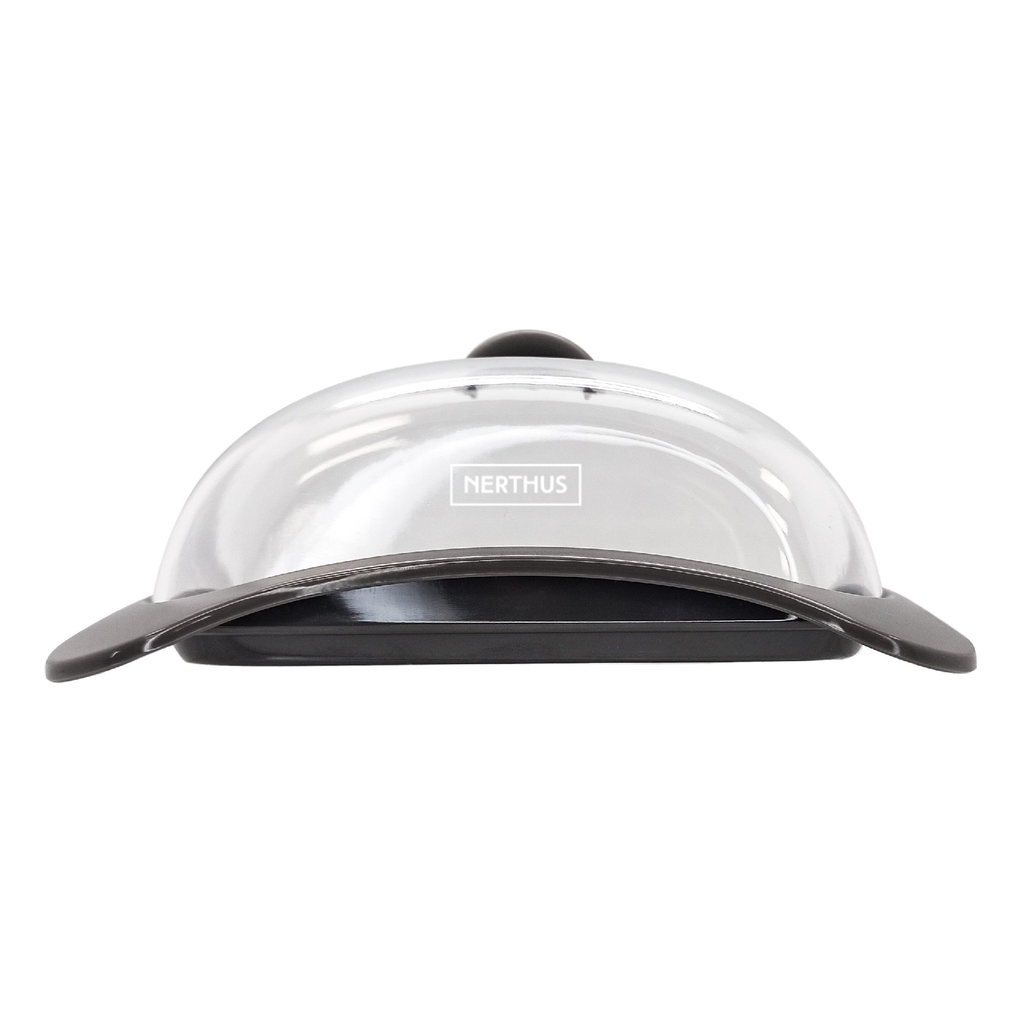 Lightweight butter dish with BPA-free clear lid