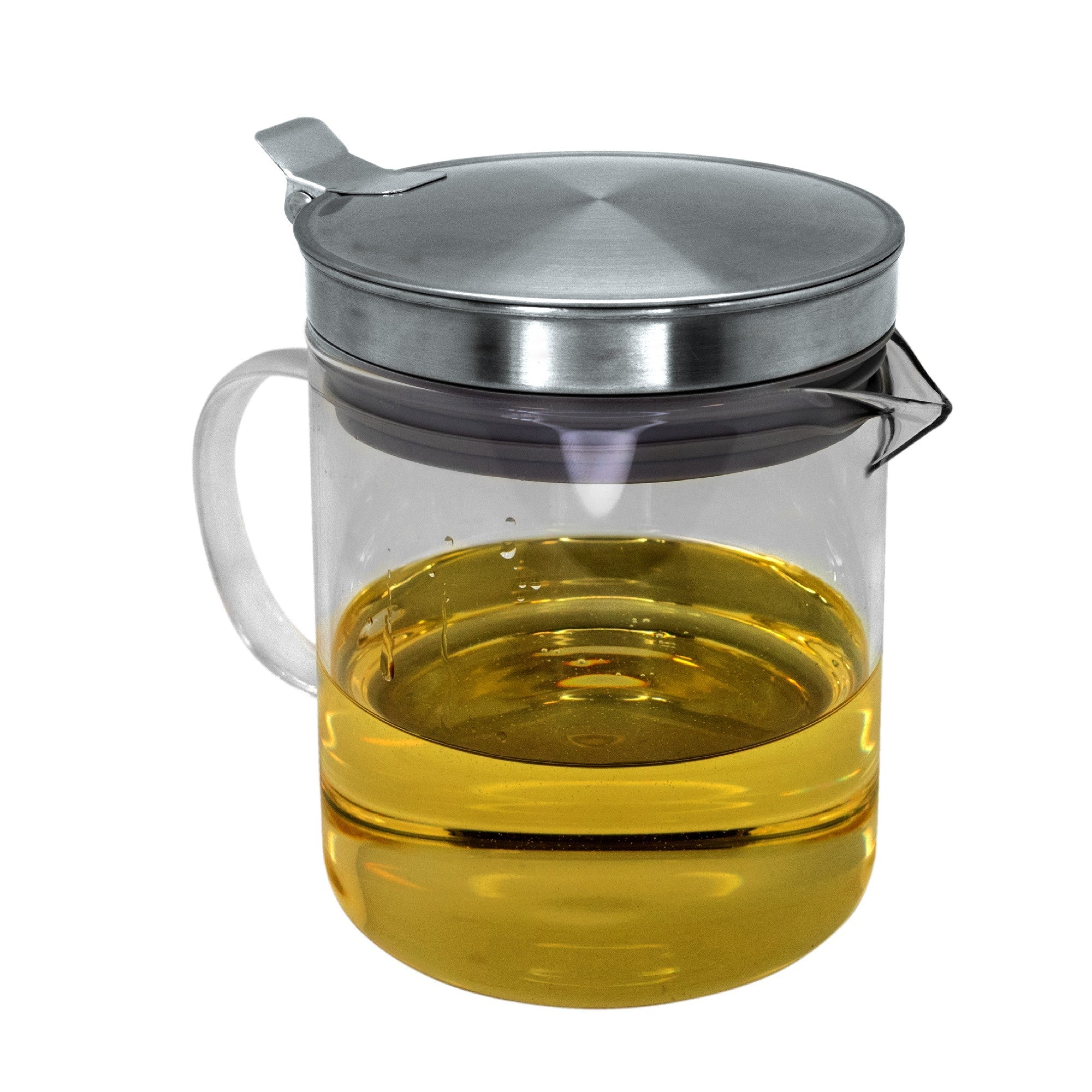 Grasera de Cristal 500 ml con Filtro