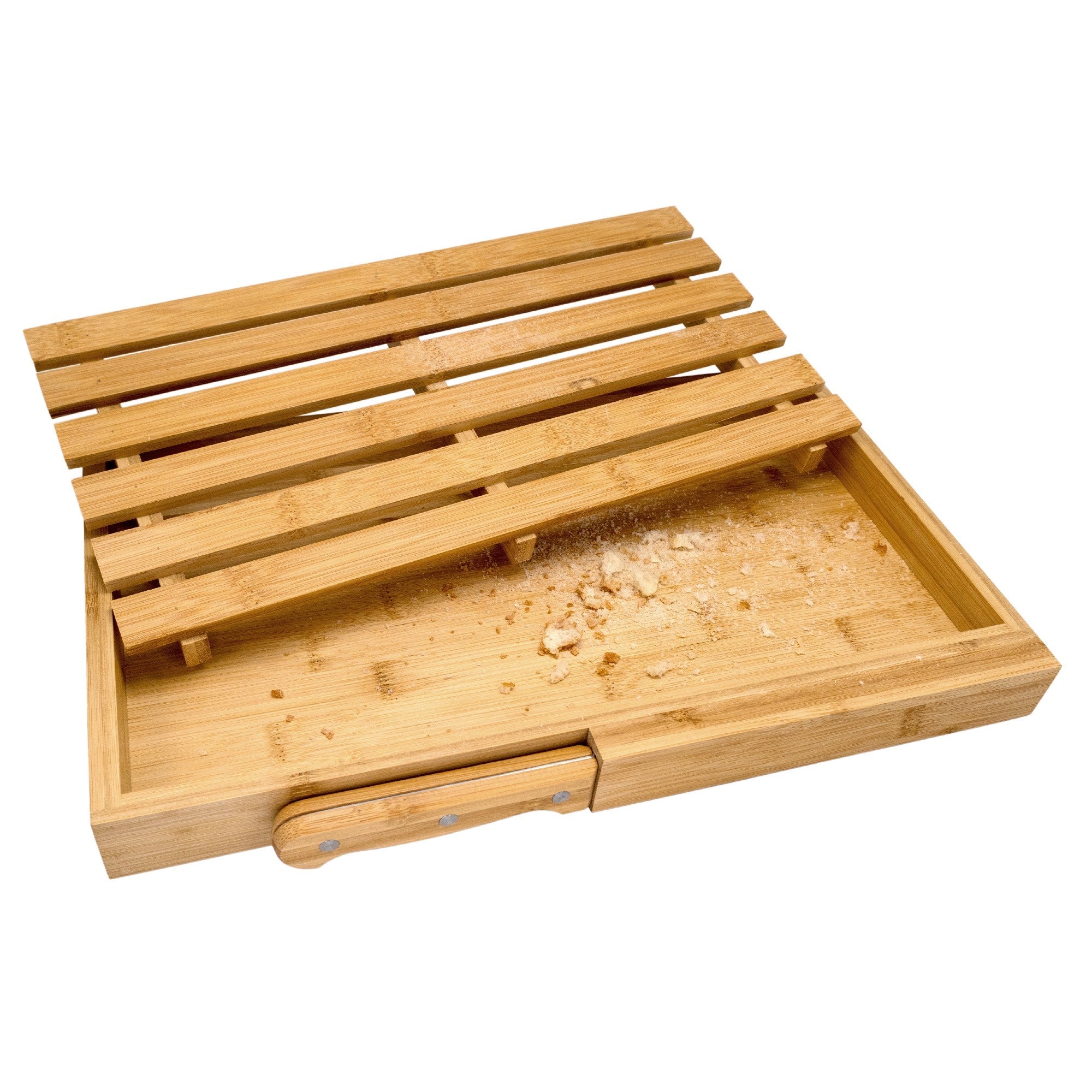 Tabla de Corte de Bambú con Cuchillo