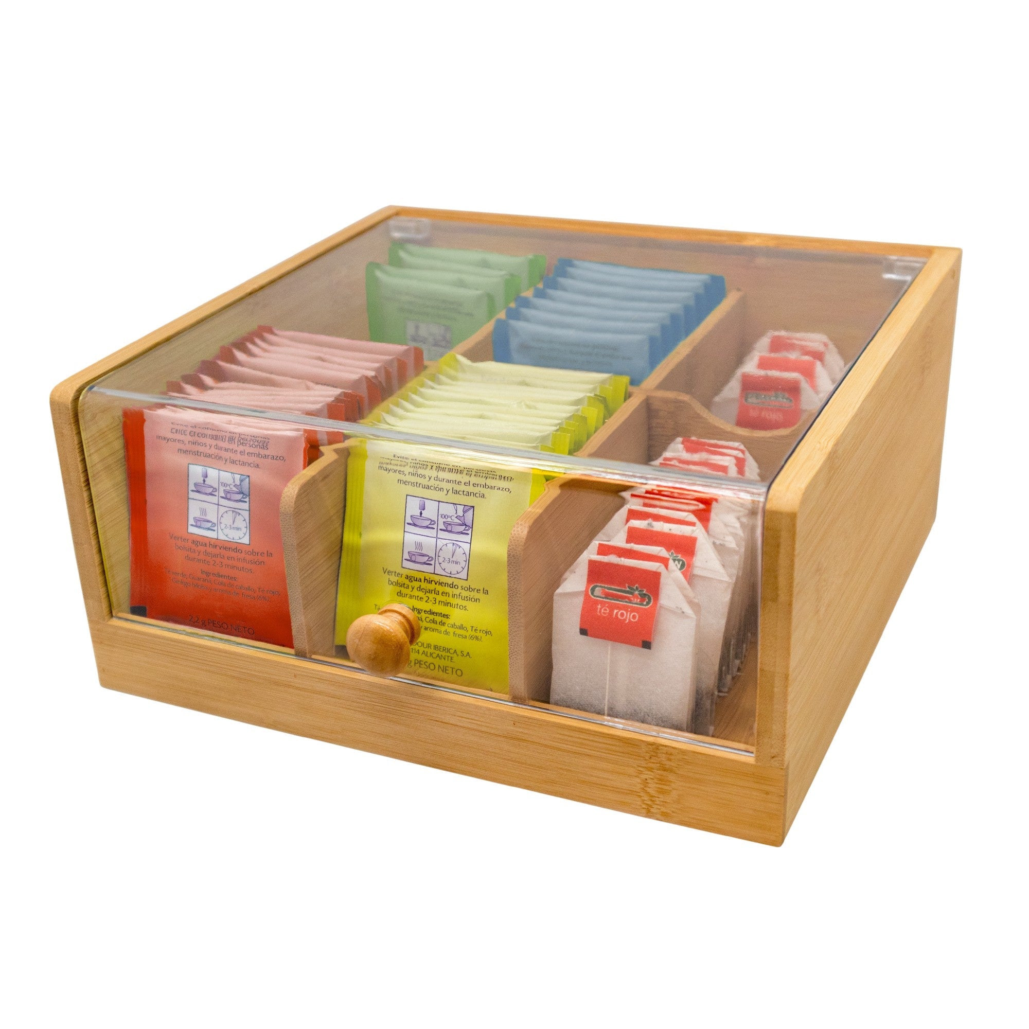 Caja Organizadora de Bolsitas de Té
