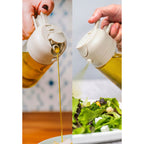 Dual-Use Oil Spray Bottle - Non-Drip Sprayer for Kitchen