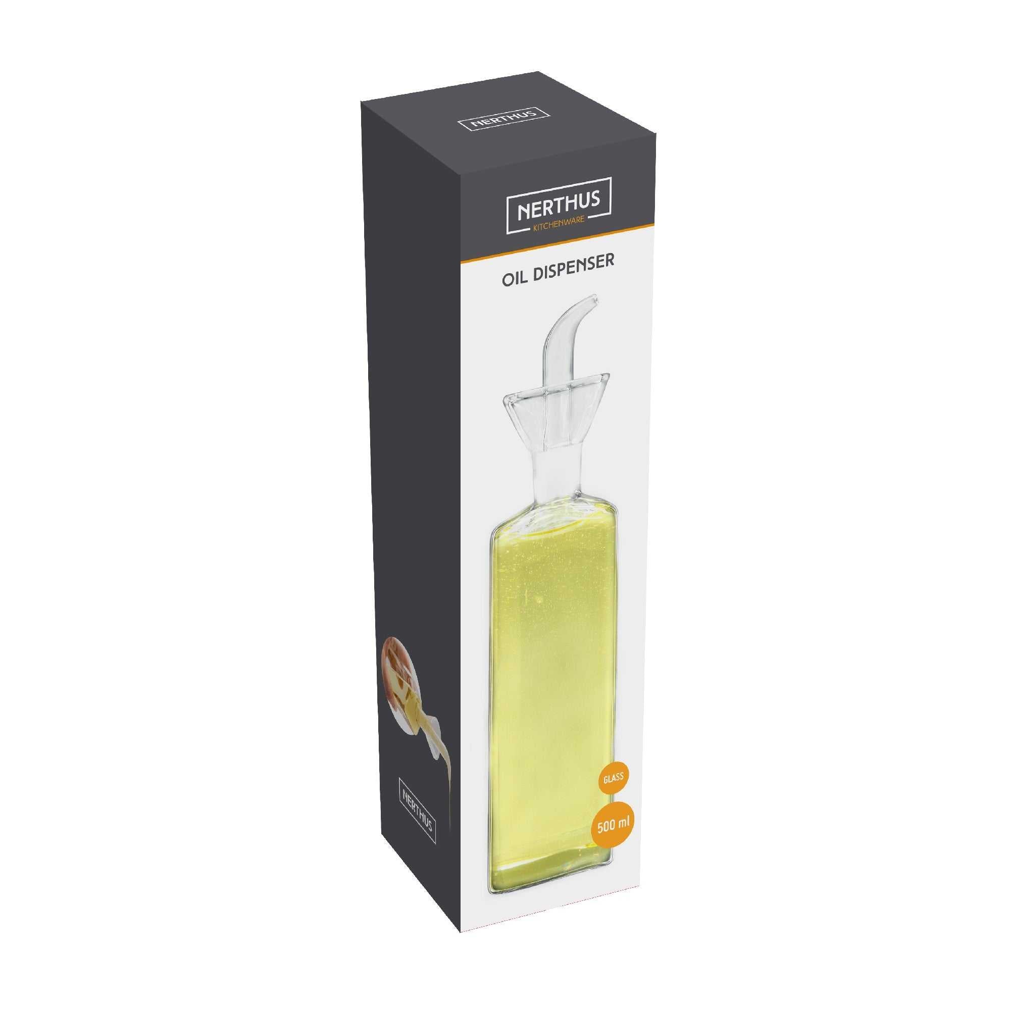 Drip-Free Glass Oil Dispenser