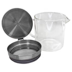 500 ml Glass Grease Container with Strainer
