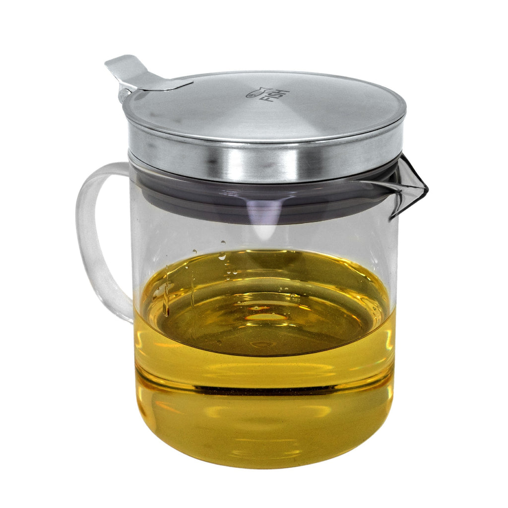 500 ml Glass Grease Container with Strainer