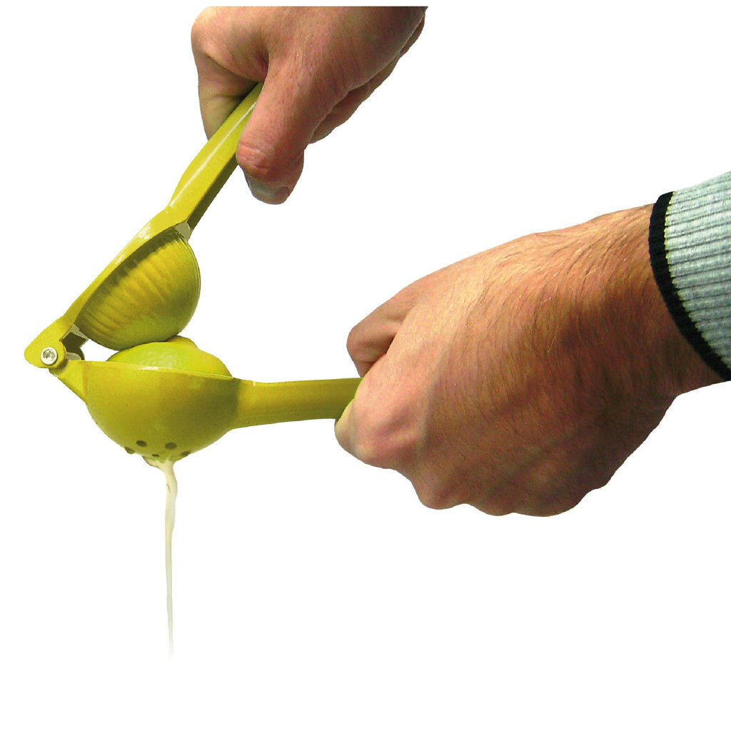 Espremedor de limão manual amarelo