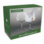 Conjunto de dois copos grandes para gin tónico.