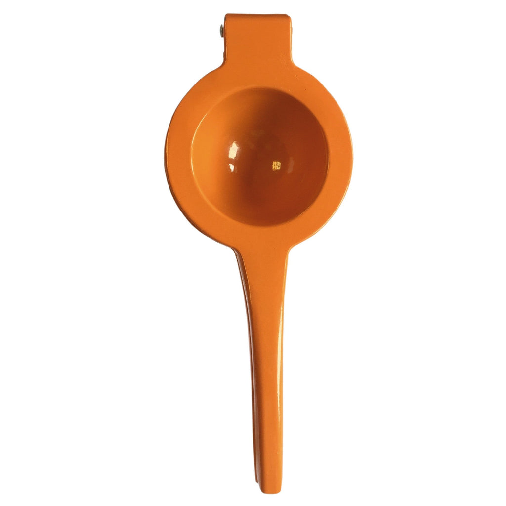 Espremedor de laranjas manual em aço inoxidável