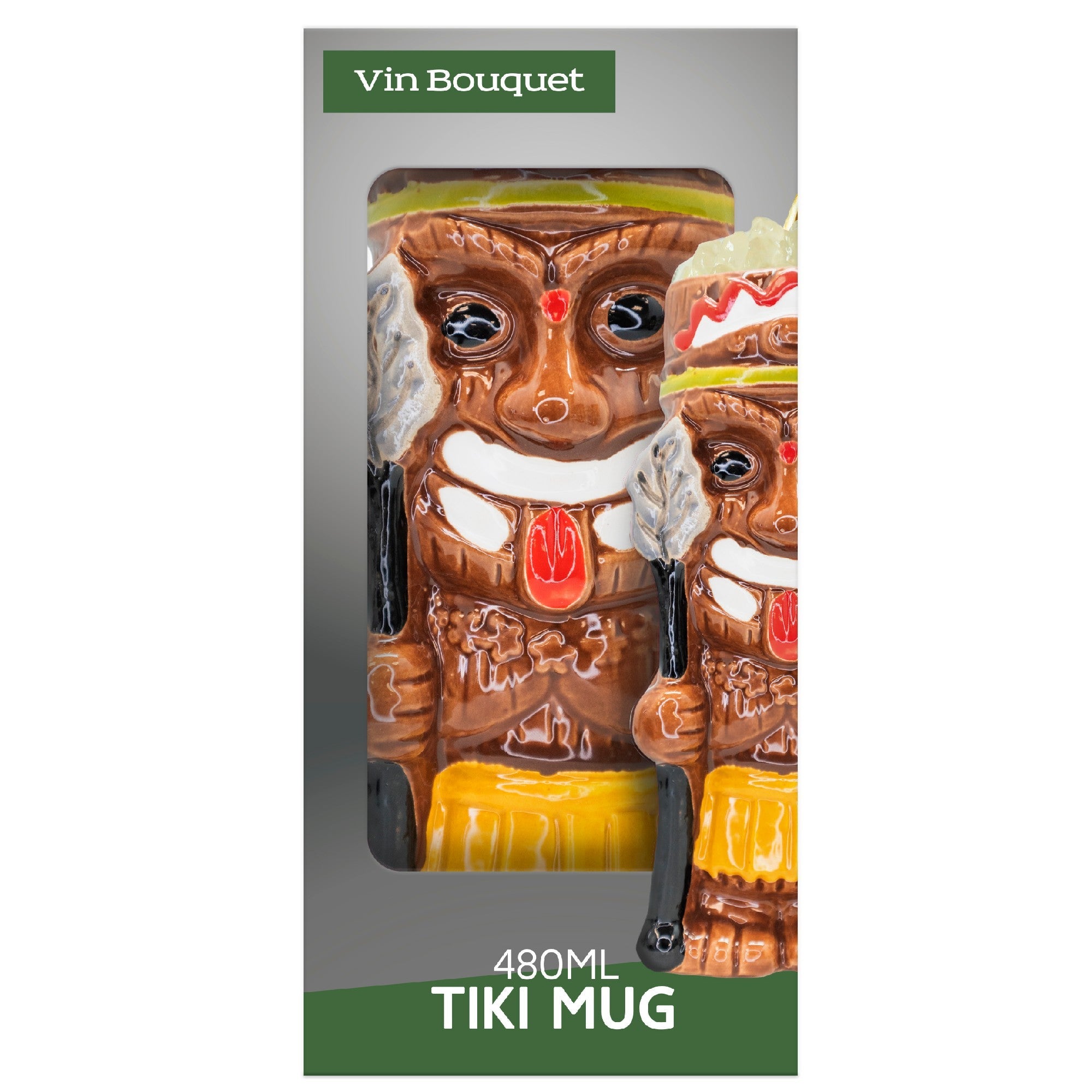 Copo Tiki para cocktails tropicais