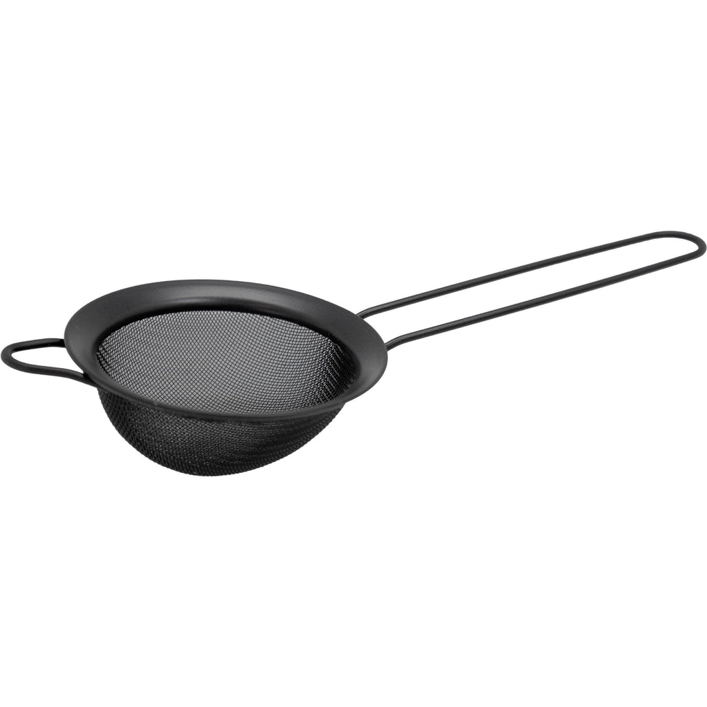 Coador de cocktail em aço inoxidável preto – Profissional