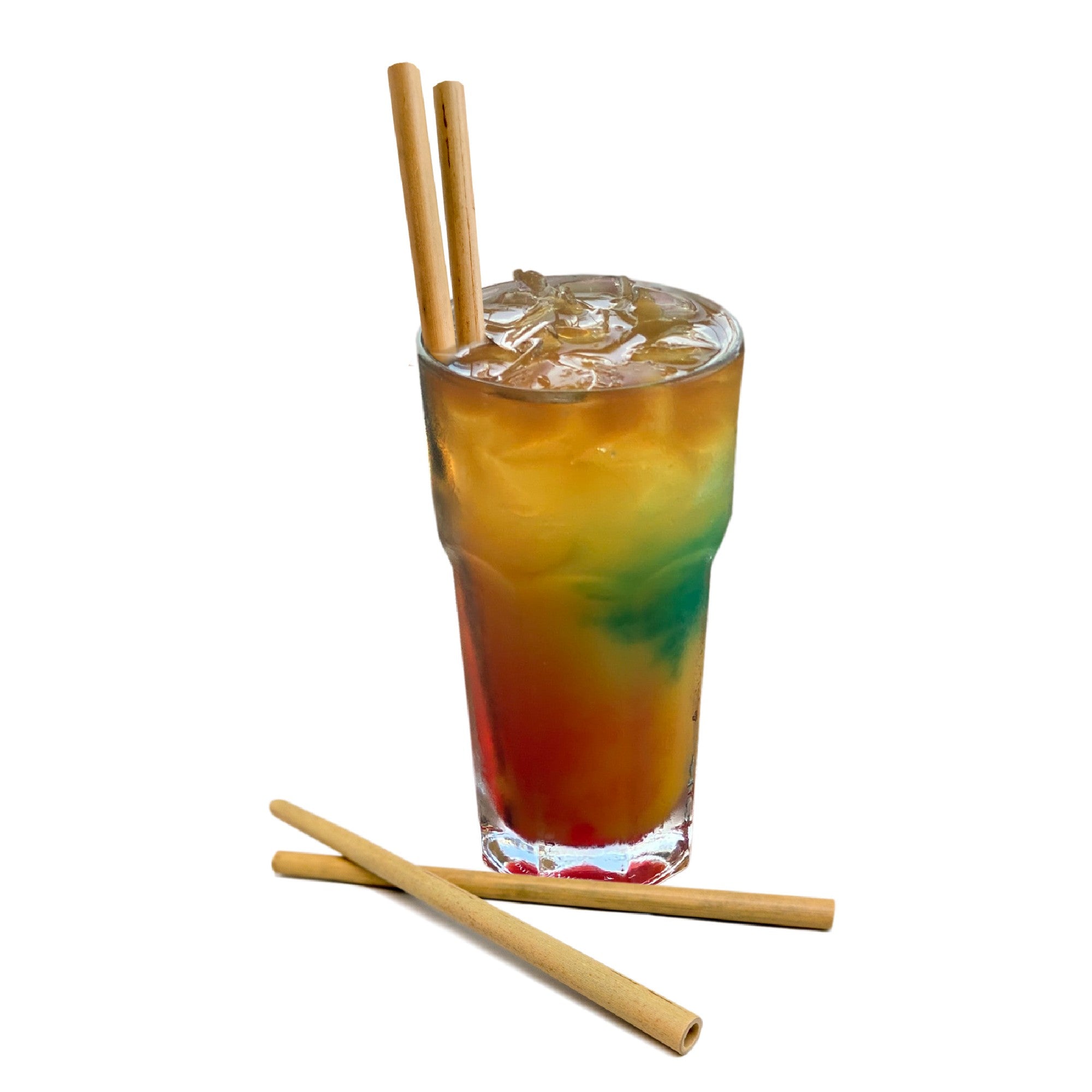 Set de Pajitas de Bambú Reutilizables