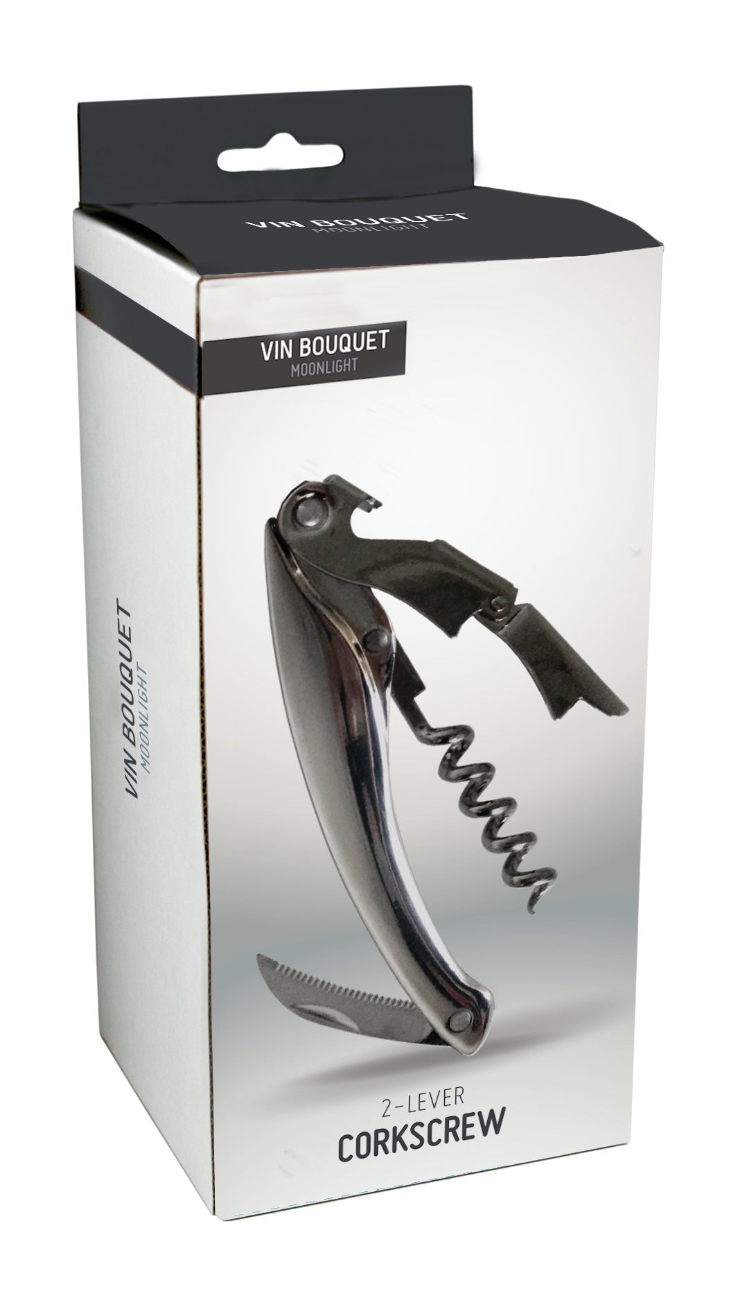 Moonlight black professional two-step corkscrew