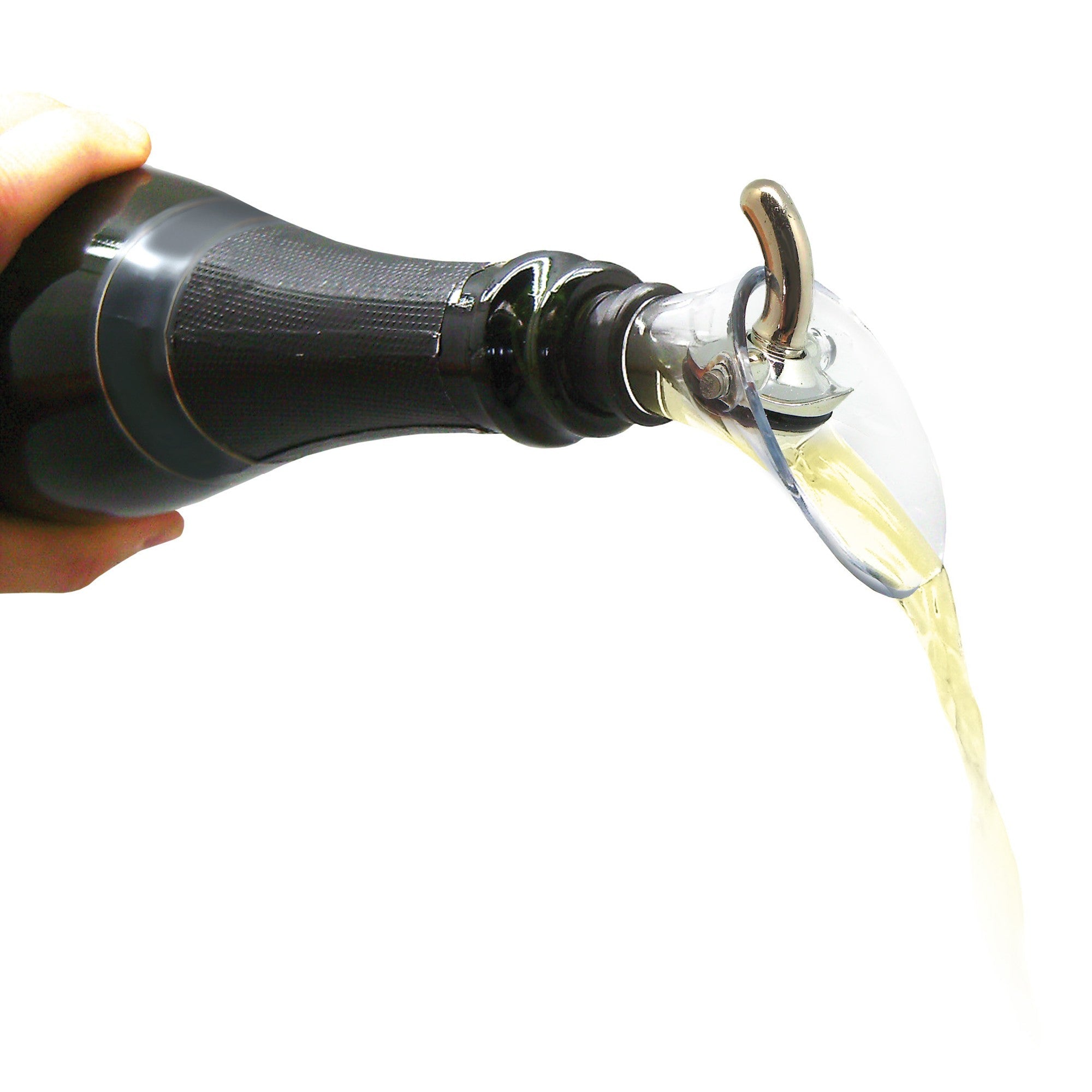 2-in-1 bottle pourer and stopper