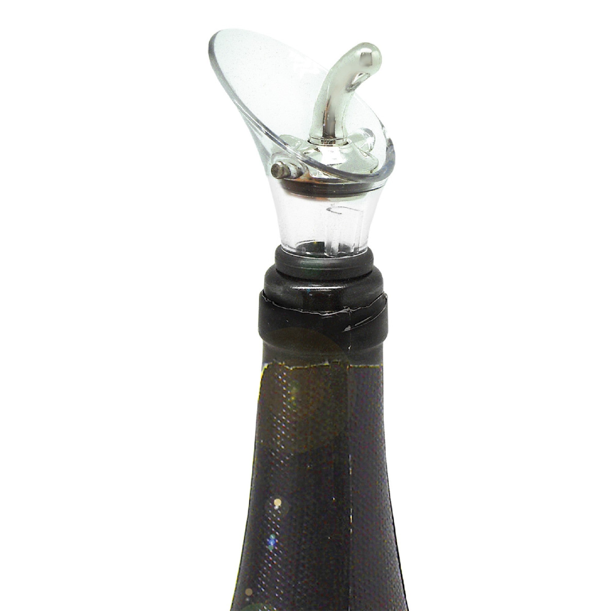 2-in-1 bottle pourer and stopper