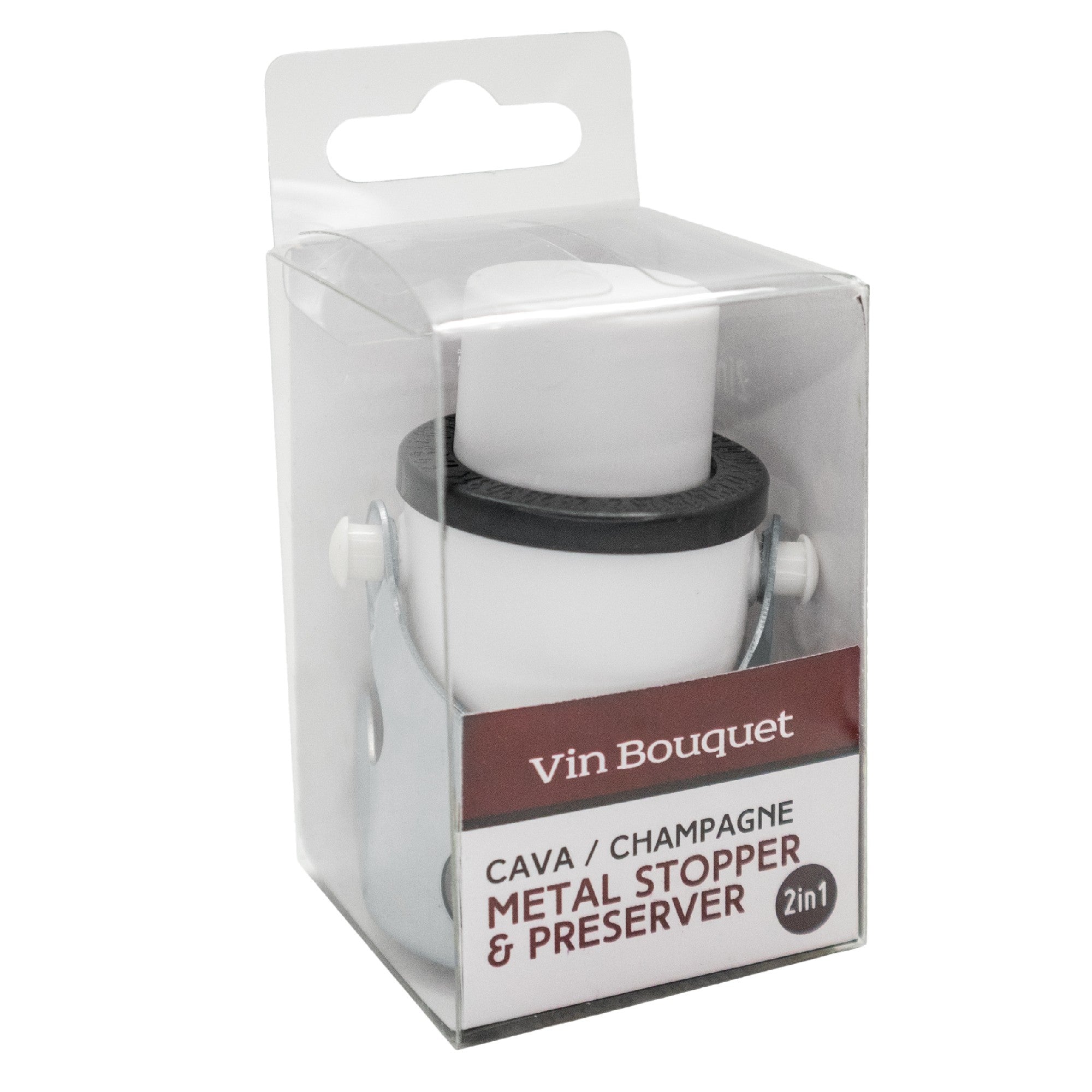 Tapón conservador metálico para cava y champán