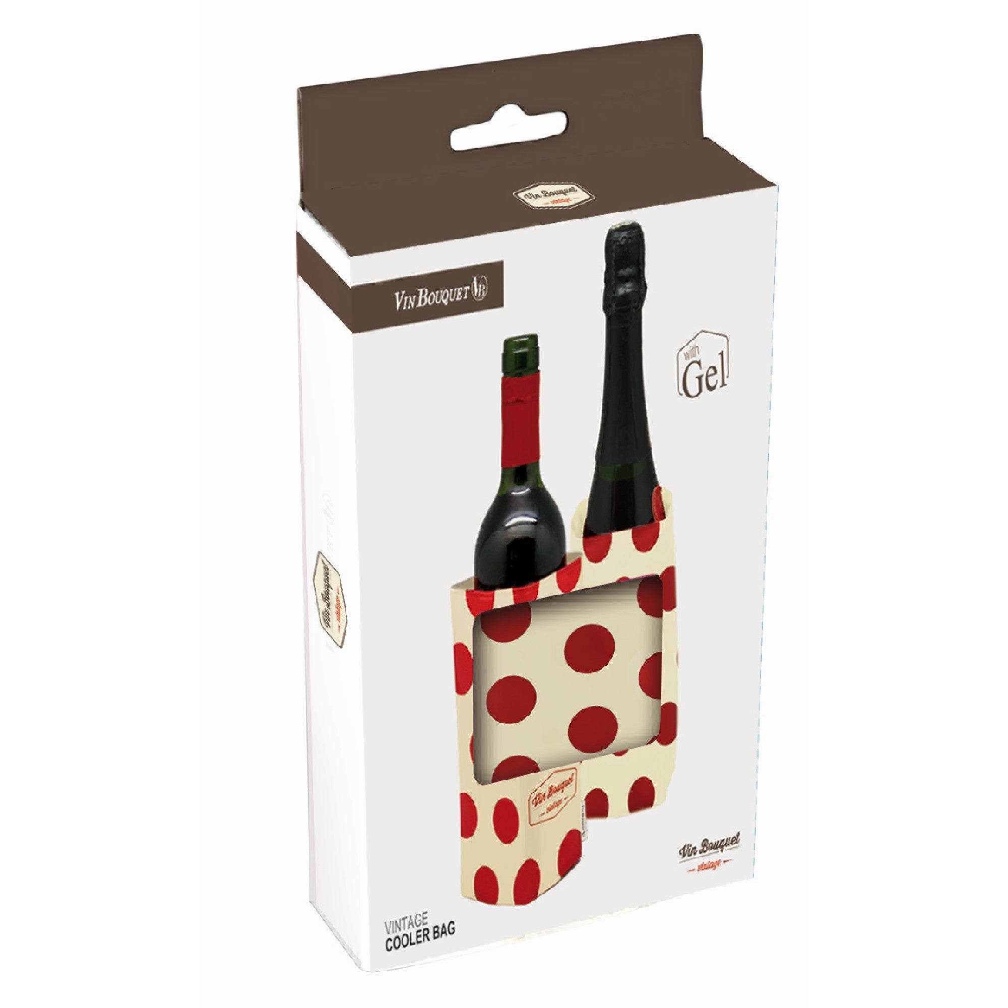 Funda Enfriadora Vintage Beige para Botellas