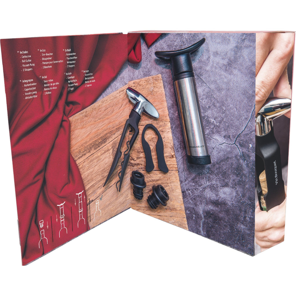Twist Corkscrew and Vacuum Pump Set