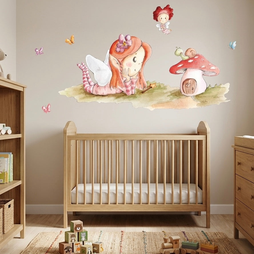 Decorative Fairy Wonderland Vinyl | Hand-painted