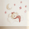 Children's decorative vinyl on the cloud with hand-drawn drawings