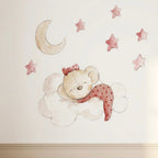 Children's decorative vinyl on the cloud with hand-drawn drawings