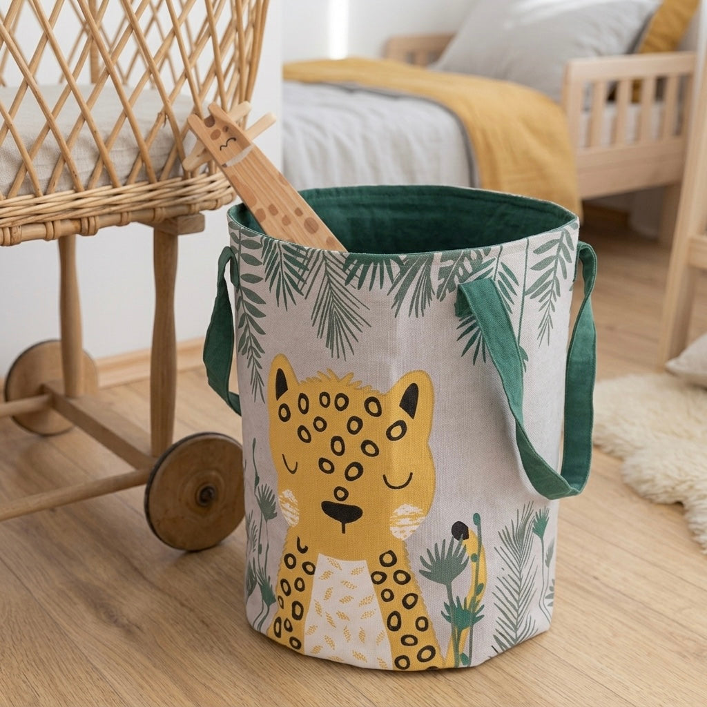Cotton storage basket | for children's bedrooms