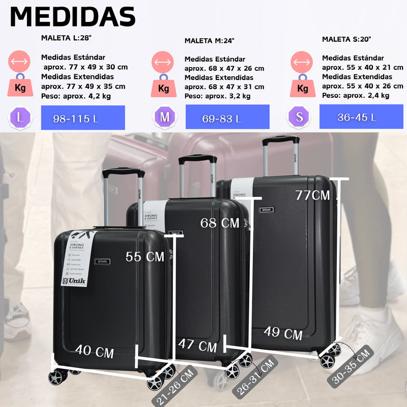 Maleta De Cabina-Kappa-Grace-20"Modelo RigidaLuggage & Bags > Suitcases > Carry-On Suitcases