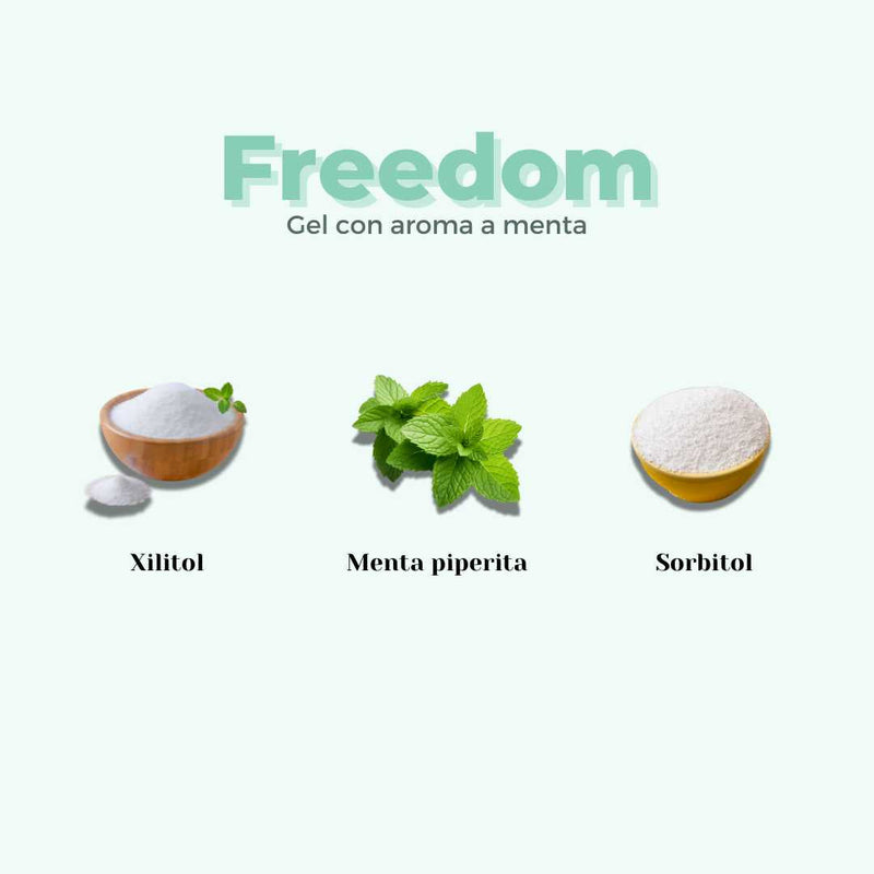 Gel de ducha en polvo mentolado refrescante purificante