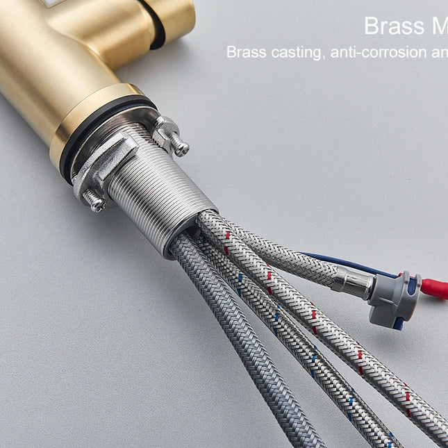 Grifo de cocina con doble función y salida retráctilGrifosHardware > Plumbing > Plumbing Fixtures > Faucets > Kitchen Sink Faucets