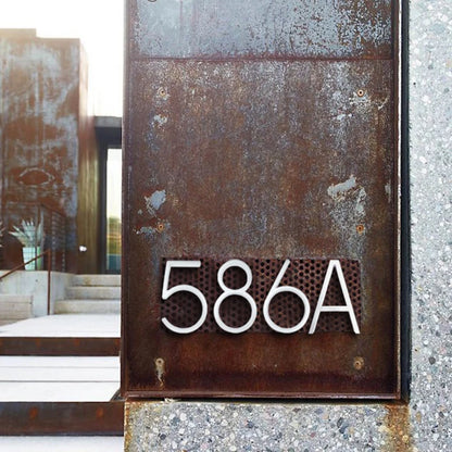 Números y letras de casa para exterior/interior de 12cm