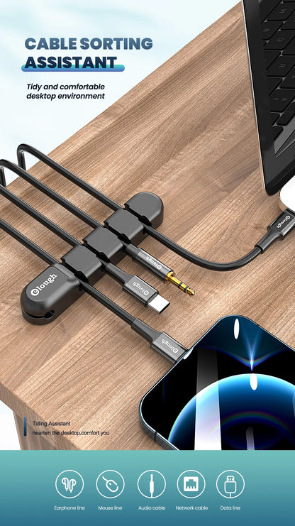 Organizador de cables de escritorio