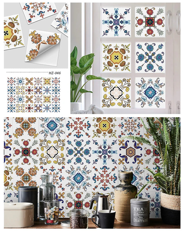 Azulejos artísticos autoadhesivos 3DAdhesivosHome & Garden > Decor > Home Decor Decals