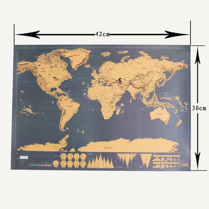 Affiche d'atlas créatif