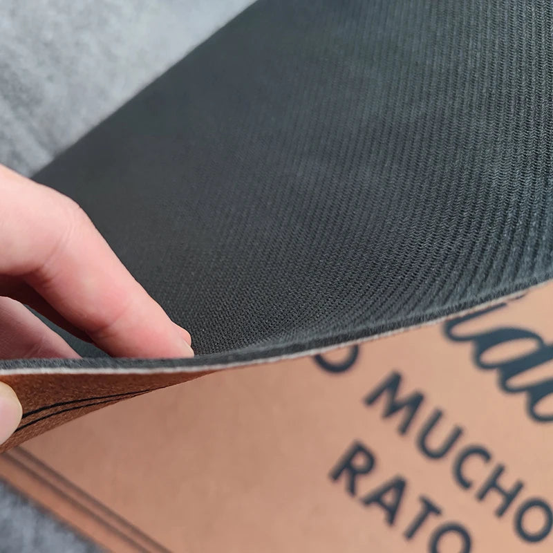 Felpudo de bienvenida para puerta de entrada con goma antideslizanteFelpudos