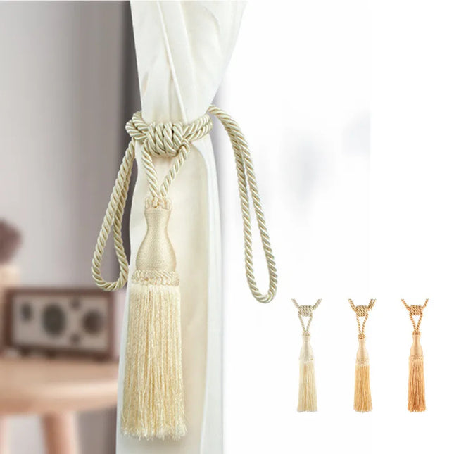 European style curtain clip with tassel