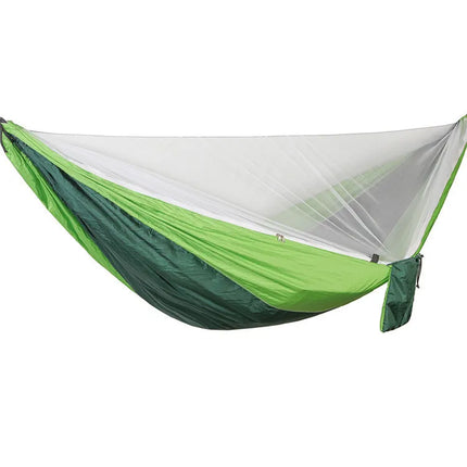 Lightweight, easy-to-install hammock with mosquito net, 290x140cm