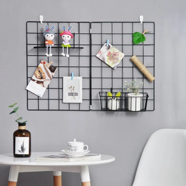 Metal Grid Hanging Shelf Kit