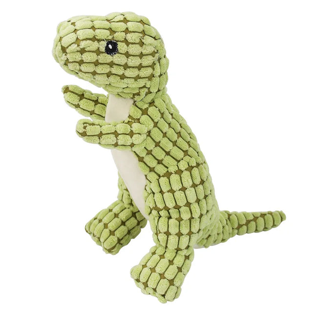 Juguete de peluche con forma de dinosaurio