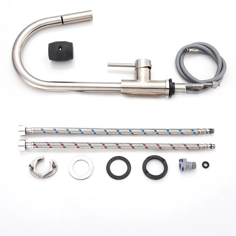 Grifo de cocina con doble función y salida retráctilGrifosHardware > Plumbing > Plumbing Fixtures > Faucets > Kitchen Sink Faucets