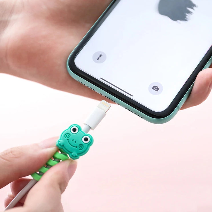 Cartoon charging cable protector