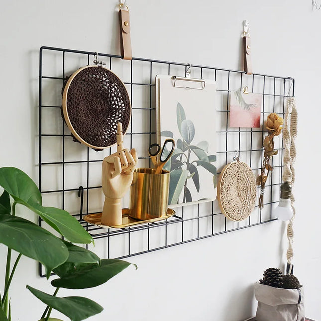 Metal Grid Hanging Shelf Kit