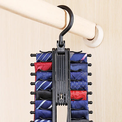 Adjustable Tie Storage Hanger