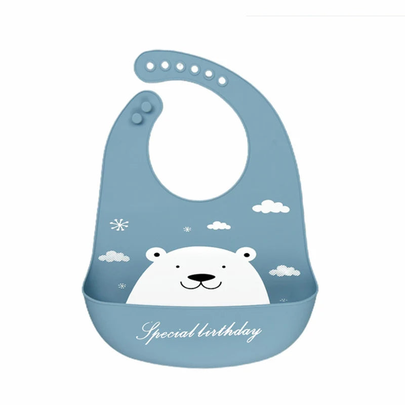 Babero de silicona con dibujos de animalesBaberosBaby & Toddler > Nursing & Feeding > Feeding Essentials > Bibs