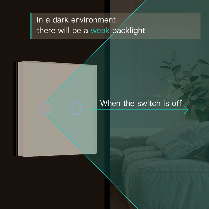 Interruptor de atenuación táctil estándar UEInterruptores