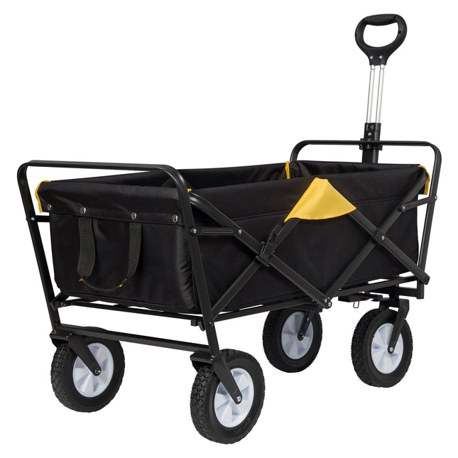 Carrito de jardín plegable 100 L | 4 ruedas giratorias 180° (carga 80 kg)CarritosSporting Goods > Outdoor Recreation > Camping & Hiking
